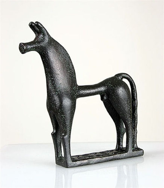 Museum Greek Geometric Horse Statue Hellenic Styling Reproductions